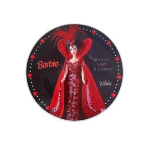 Vintage Enesco Plate Barbie Queen Of Hearts J.C.Penny Porcelain 1995 Bob Mackie